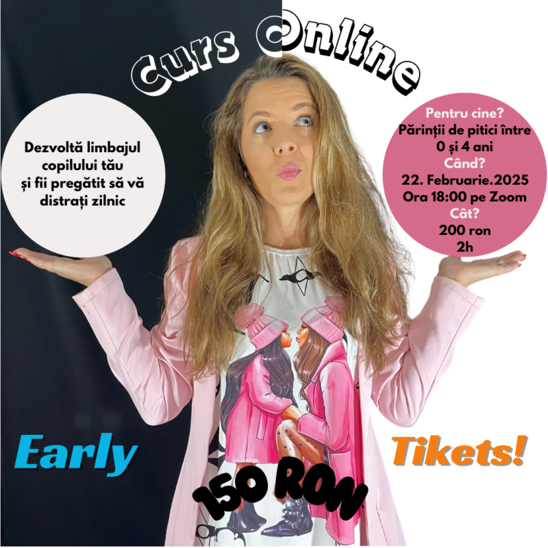 Curs Online- Dezvolta limbajul copilului tau si fii pregatit sa va distrati zilnic